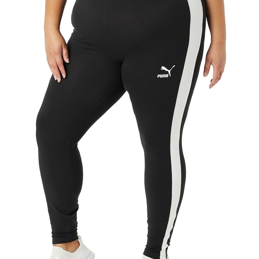 Puma Black and White Leggings
